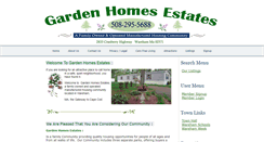 Desktop Screenshot of gardenhomeswareham.com